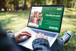 Meeting Street Scholarship Fund's new College Reports features on its website on a smartphone device