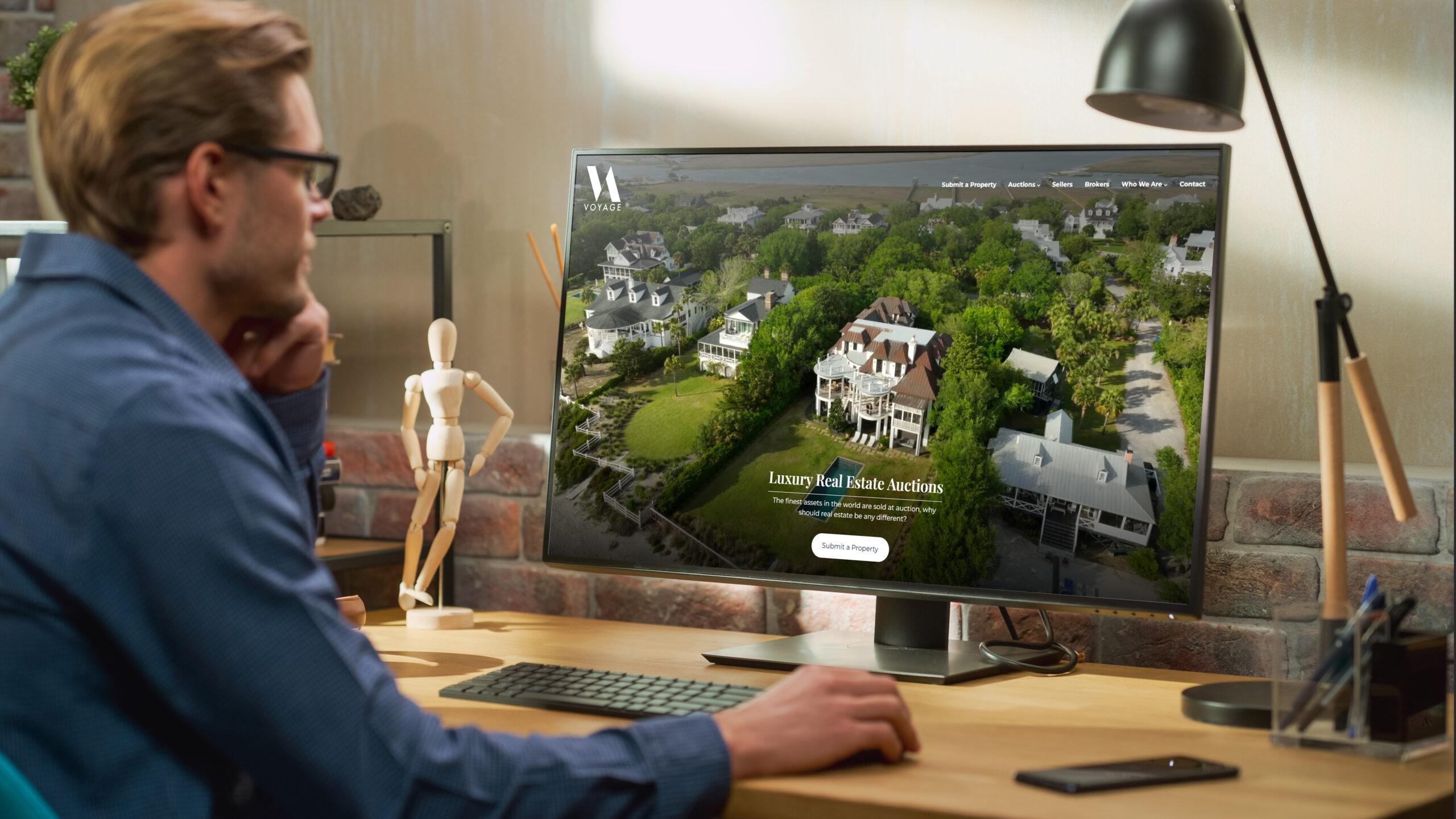 Colophon Launches Website For Real Estate Auction Start-Up Voyage Auctions