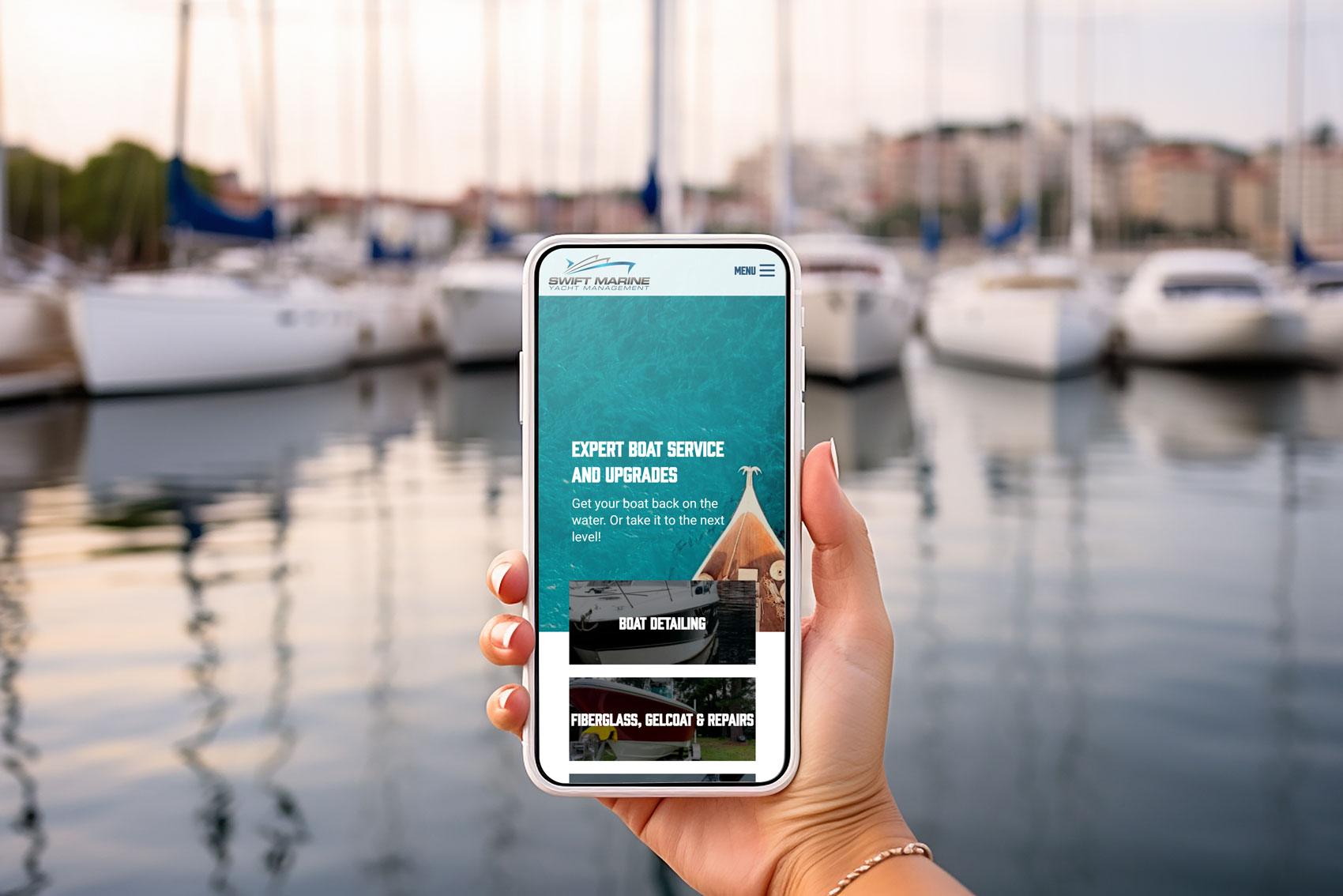 Colophon Charts New Course for Swift Marine’s Website